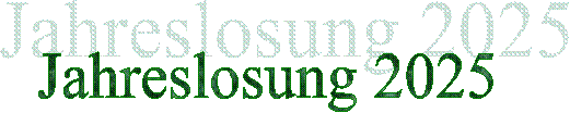 Jahreslosung 2025